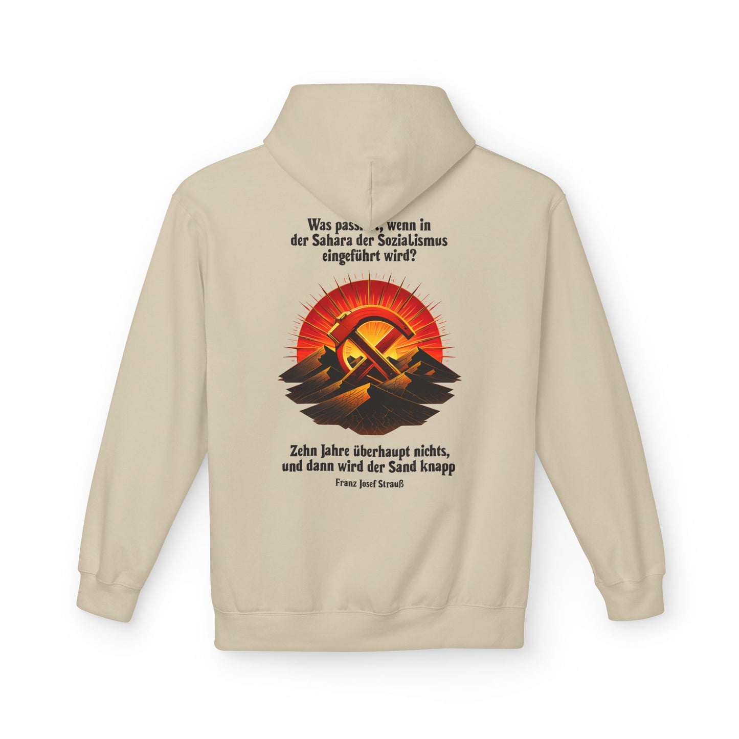 Hoodie Sweatshirt | Franz Josef Strauß - Sahara