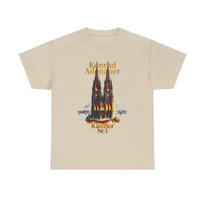Unisex-T-Shirt aus Baumwolle - Konrad Adenauer | Kanzler Nr. 1
