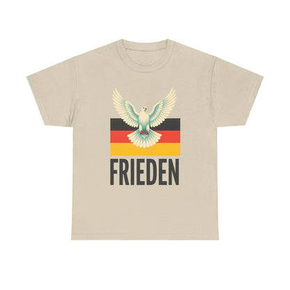 Unisex-T-Shirt aus Baumwolle - Frieden