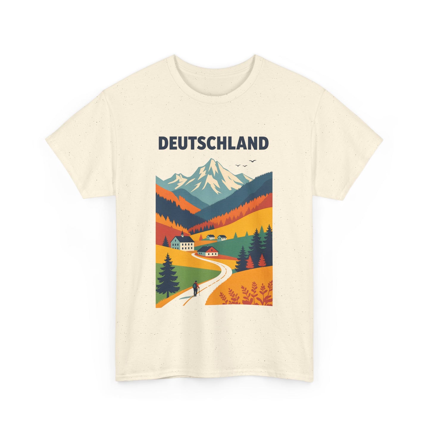 Unisex-T-Shirt aus Baumwolle - Deutschland | Landschaft