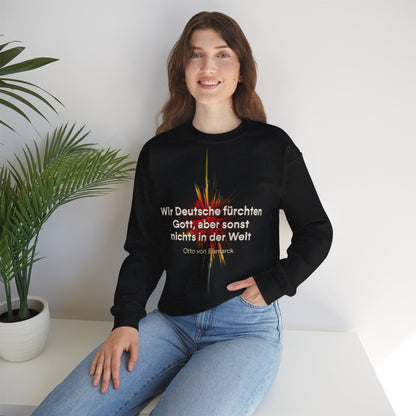 Unisex Heavy Blend™ Rundhals-Sweatshirt - Otto von Bismarck | Wir Deutsche fürchten Gott